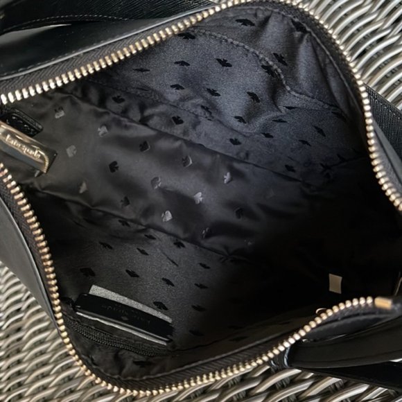 Kate Spade Staci Saffiano Leather Shoulder Bag Black - Picture 12 of 16